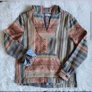 Faherty Neskowin Baja Boho Poncho small